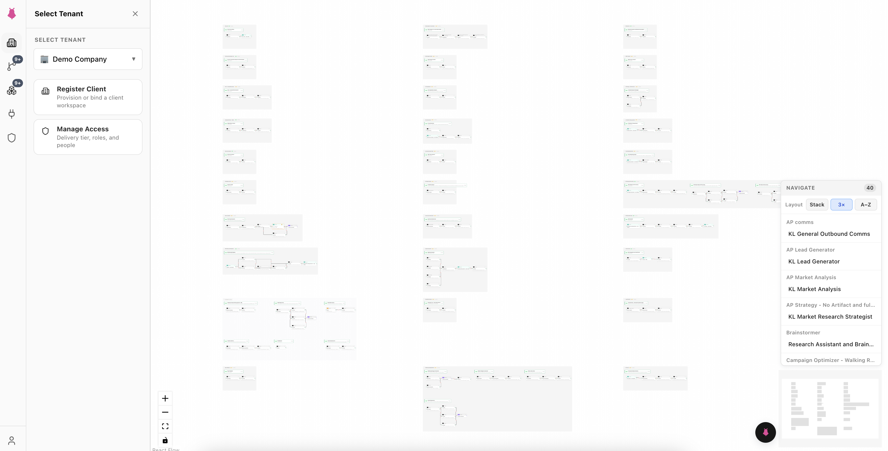 Ghostrun Canvas visual workflow builder